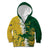 Custom Australia And South Africa Cricket Kid Hoodie Aussies Proteas Together - Wonder Print Shop