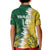 Custom Australia And South Africa Cricket Kid Polo Shirt Aussies Proteas Together - Wonder Print Shop