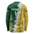 Custom Australia And South Africa Cricket Long Sleeve Shirt Aussies Proteas Together - Wonder Print Shop