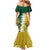 Custom Australia And South Africa Cricket Mermaid Dress Aussies Proteas Together - Wonder Print Shop