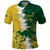 Custom Australia And South Africa Cricket Polo Shirt Aussies Proteas Together - Wonder Print Shop