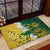 Custom Australia And South Africa Cricket Rubber Doormat Aussies Proteas Together