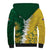 Custom Australia And South Africa Cricket Sherpa Hoodie Aussies Proteas Together