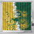 Custom Australia And South Africa Cricket Shower Curtain Aussies Proteas Together