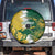 Custom Australia And South Africa Cricket Spare Tire Cover Aussies Proteas Together