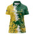 Custom Australia And South Africa Cricket Women Polo Shirt Aussies Proteas Together