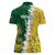 Custom Australia And South Africa Cricket Women Polo Shirt Aussies Proteas Together