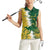 Custom Australia And South Africa Cricket Women Sleeveless Polo Shirt Aussies Proteas Together