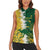 Custom Australia And South Africa Cricket Women Sleeveless Polo Shirt Aussies Proteas Together