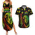 Jamaica Bob Marley Day Couples Matching Summer Maxi Dress and Hawaiian Shirt One Love Jamaican Reggae African Pattern