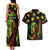 Jamaica Bob Marley Day Couples Matching Tank Maxi Dress and Hawaiian Shirt One Love Jamaican Reggae African Pattern