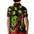 Jamaica Bob Marley Day Kid Polo Shirt One Love Jamaican Reggae African Pattern