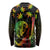 Jamaica Bob Marley Day Long Sleeve Shirt One Love Jamaican Reggae African Pattern