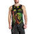 Jamaica Bob Marley Day Men Tank Top One Love Jamaican Reggae African Pattern