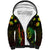 Jamaica Bob Marley Day Sherpa Hoodie One Love Jamaican Reggae African Pattern