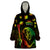 Jamaica Bob Marley Day Wearable Blanket Hoodie One Love Jamaican Reggae African Pattern