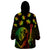 Jamaica Bob Marley Day Wearable Blanket Hoodie One Love Jamaican Reggae African Pattern