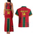 Custom Cameroon Football Couples Matching Tank Maxi Dress and Hawaiian Shirt 2024 African Nations Go Champions Lion Style