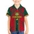 Custom Cameroon Football Family Matching Puletasi and Hawaiian Shirt 2024 African Nations Go Champions Lion Style