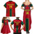 Custom Cameroon Football Family Matching Summer Maxi Dress and Hawaiian Shirt 2024 African Nations Go Champions Lion Style