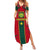 Custom Cameroon Football Family Matching Summer Maxi Dress and Hawaiian Shirt 2024 African Nations Go Champions Lion Style