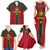 Custom Cameroon Football Family Matching Tank Maxi Dress and Hawaiian Shirt 2024 African Nations Go Champions Lion Style