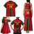 Custom Cameroon Football Family Matching Tank Maxi Dress and Hawaiian Shirt 2024 African Nations Go Champions Lion Style