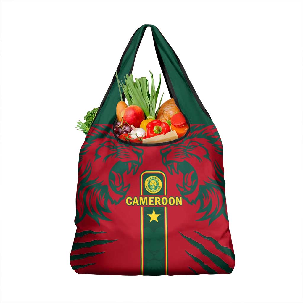 Cameroon Football Grocery Bag African Nations Go Champions Lion Style