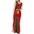 Custom Cameroon Football Tank Maxi Dress 2024 African Nations Go Champions Lion Style - Wonder Print Shop