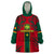 Custom Cameroon Football Wearable Blanket Hoodie 2024 African Nations Go Champions Lion Style - Wonder Print Shop