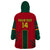 Custom Cameroon Football Wearable Blanket Hoodie 2024 African Nations Go Champions Lion Style - Wonder Print Shop