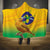 Brasil Volleyball Hooded Blanket Go Champions Canario-da-terra