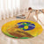 Brasil Volleyball Round Carpet Go Champions Canario-da-terra - Wonder Print Shop