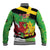 Wales Saint David's Day Baseball Jacket Welsh Dragon Dydd Gwyl Dewi Hapus!