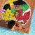 Wales Saint David's Day Beach Blanket Welsh Dragon Dydd Gwyl Dewi Hapus!