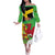 Wales Saint David's Day Off The Shoulder Long Sleeve Dress Welsh Dragon Dydd Gwyl Dewi Hapus!