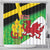 Wales Saint David's Day Shower Curtain Welsh Dragon Dydd Gwyl Dewi Hapus!