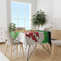 Wales Saint David's Day Tablecloth Welsh Dragon Dydd Gwyl Dewi Hapus!