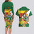 Zimbabwe Independence Day Couples Matching Long Sleeve Bodycon Dress and Hawaiian Shirt Happy 45 Years Of Independence