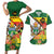 Zimbabwe Independence Day Couples Matching Short Sleeve Bodycon Dress and Hawaiian Shirt Happy 45 Years Of Independence