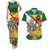 Zimbabwe Independence Day Couples Matching Tank Maxi Dress and Hawaiian Shirt Happy 45 Years Of Independence