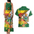 Zimbabwe Independence Day Couples Matching Tank Maxi Dress and Hawaiian Shirt Happy 45 Years Of Independence