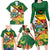 Zimbabwe Independence Day Family Matching Long Sleeve Bodycon Dress and Hawaiian Shirt Happy 45 Years Of Independence