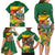 Zimbabwe Independence Day Family Matching Long Sleeve Bodycon Dress and Hawaiian Shirt Happy 45 Years Of Independence