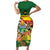 Zimbabwe Independence Day Family Matching Short Sleeve Bodycon Dress and Hawaiian Shirt Happy 45 Years Of Independence