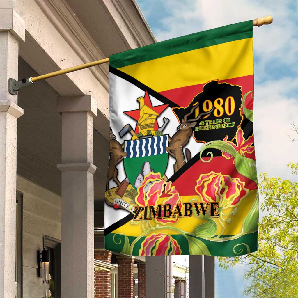 Zimbabwe Independence Day Garden Flag Happy 45 Years Of Independence