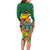 Zimbabwe Independence Day Long Sleeve Bodycon Dress Happy 45 Years Of Independence