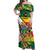 Zimbabwe Independence Day Off Shoulder Maxi Dress Happy 45 Years Of Independence