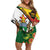 Zimbabwe Independence Day Off Shoulder Short Dress Happy 45 Years Of Independence