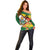 Zimbabwe Independence Day Off Shoulder Sweater Happy 45 Years Of Independence